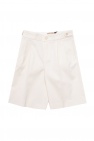 Gucci Kids Pleat-front shorts with logo